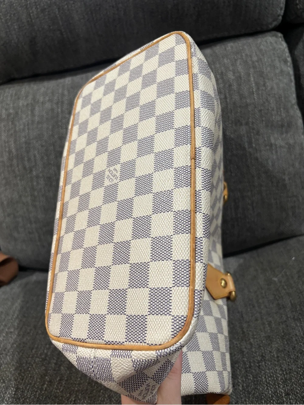 Louis Vuitton Damier Azur Saleya PM Tote | Authenticated | Excellent Condition